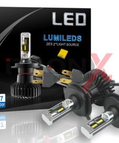 X5 LED HEADLIGHT BULBS WITH ZES CHIP