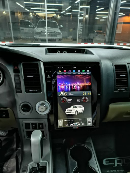 [ PX6 SIX-CORE ] 13.6" ANDROID 9 FAST BOOT VERTICAL SCREEN NAVIGATION RADIO FOR TOYOTA SEQUOIA 2008 - 2019